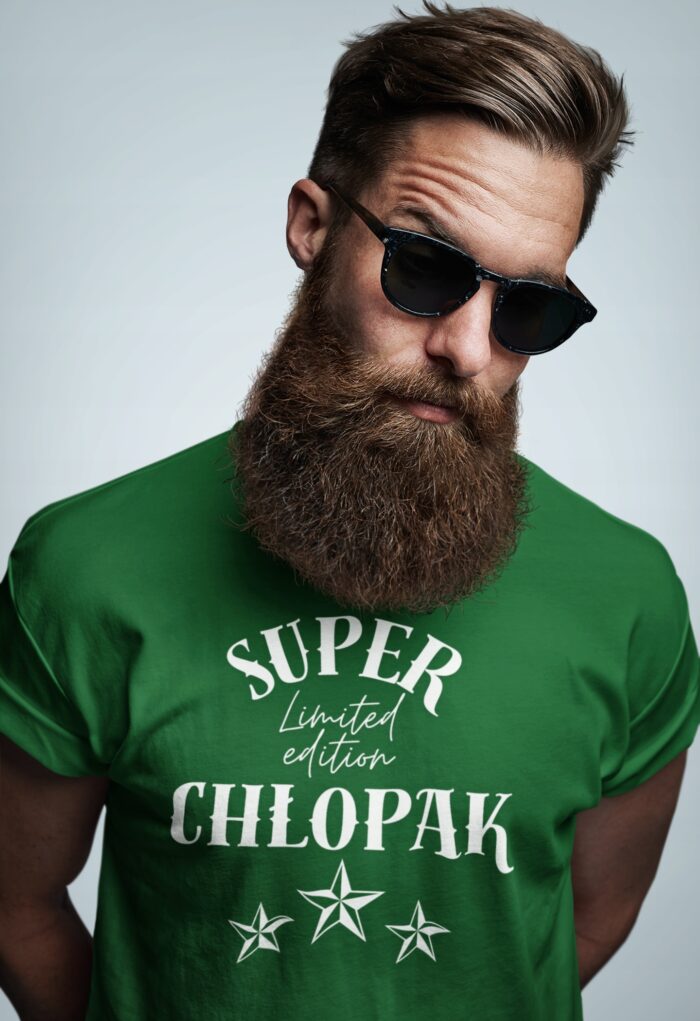 SUPER CHŁOPAK- koszulka z nadrukiem - obrazek 4
