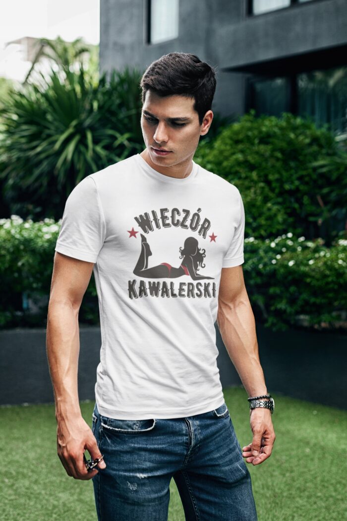 WIECZÓR KAWALERSKI- koszulka z nadrukiem - obrazek 4