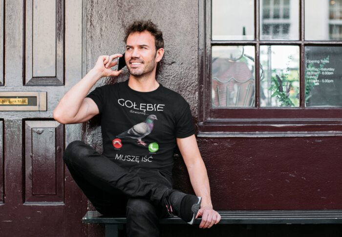 Koszulka T-shirt PREZENT DLA GOŁĘBIARZA- koszulka z nadrukiem - obrazek 3