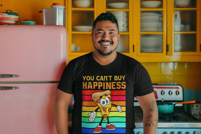 HAPPINESS PIZZA- koszulka z nadrukiem - obrazek 5