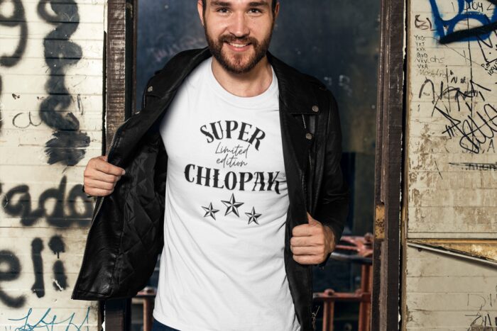 SUPER CHŁOPAK- koszulka z nadrukiem - obrazek 7