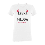 PANNA MŁODA Z PIEKŁA RODEM- koszulka z nadrukiem