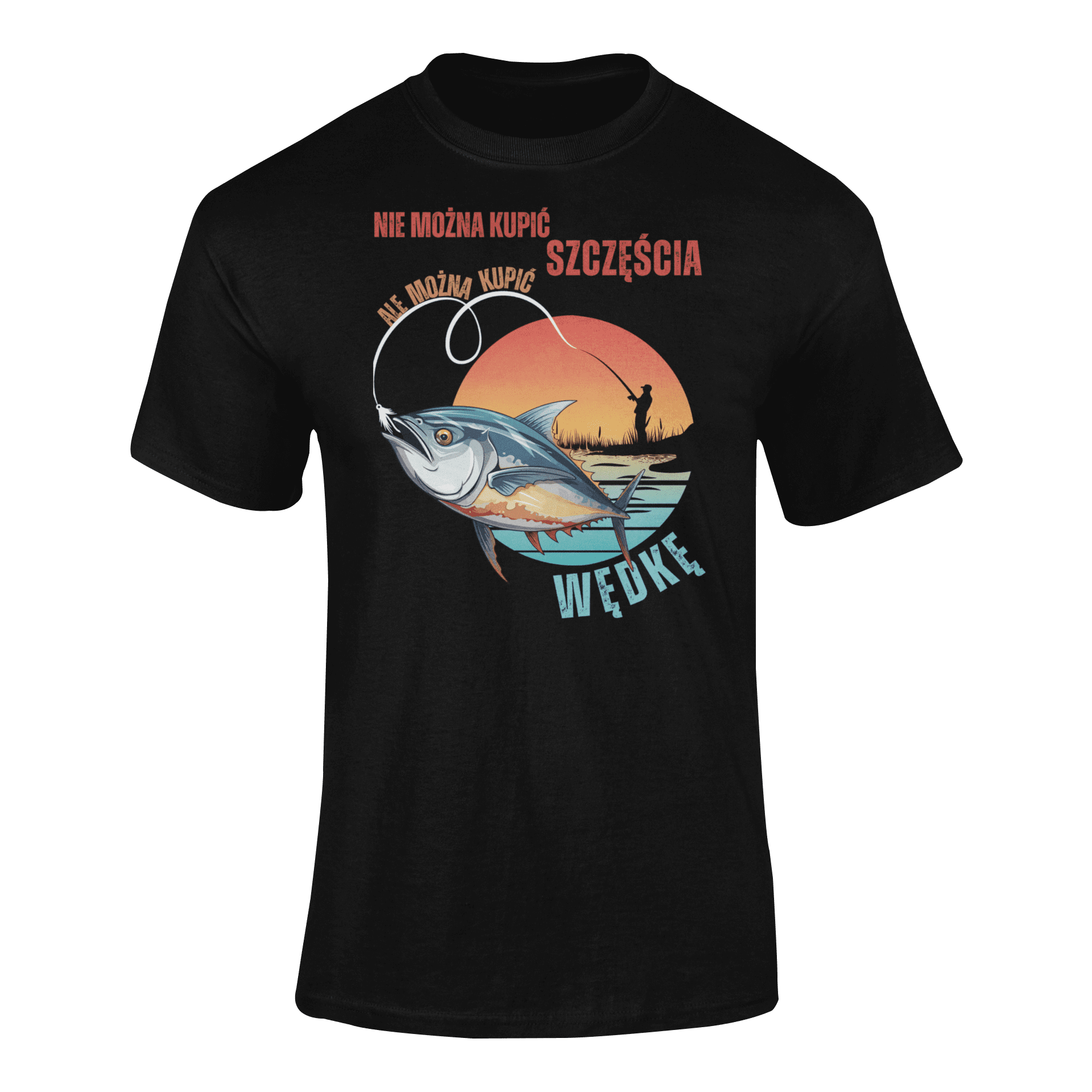 mockup-of-a-ghosted-t-shirt-against-a-customizable-background-41343-r-el2 (65) DLA WĘDKARZA- koszulka z nadrukiem - obrazek 1