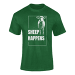 SHEEP HAPPENS- koszulka z nadrukiem - obrazek 5