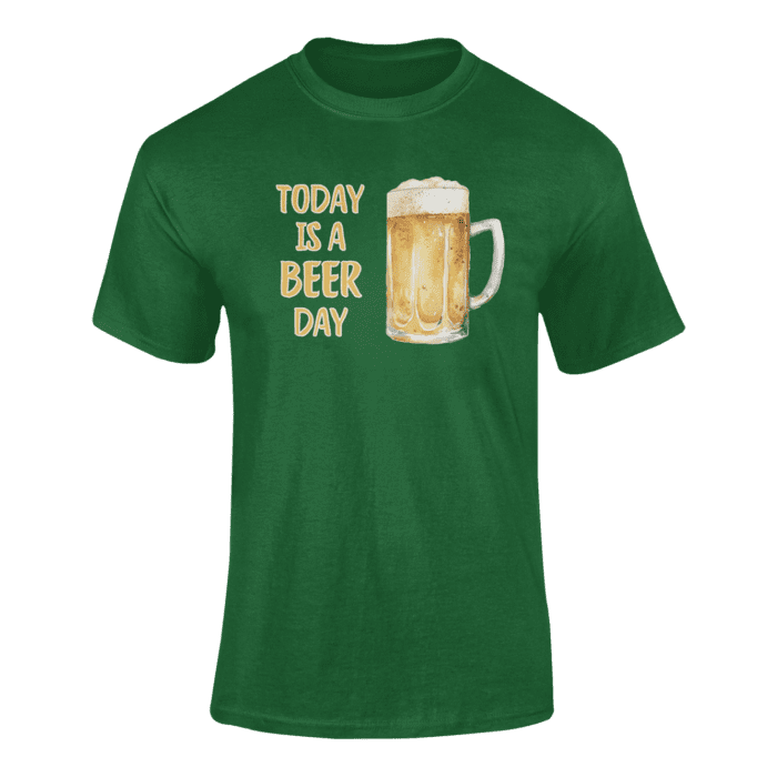 TODAY IS A BEER DAY- koszulka z nadrukiem - obrazek 7