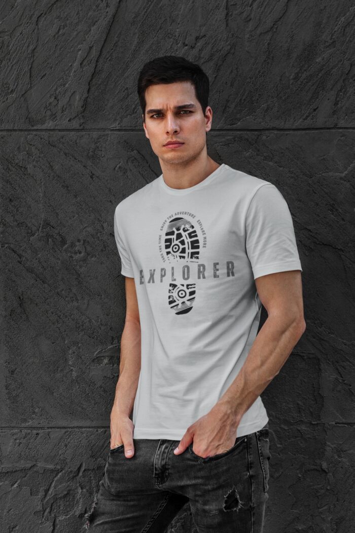 EXPLORER- koszulka z nadrukiem - obrazek 5