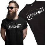 FREEDOM- koszulka z nadrukiem - obrazek 2