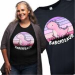 BABCIOZAUR- koszulka z nadrukiem - obrazek 2