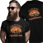 STWORZONY DO WĘDROWANIA- koszulka z nadrukiem - obrazek 2