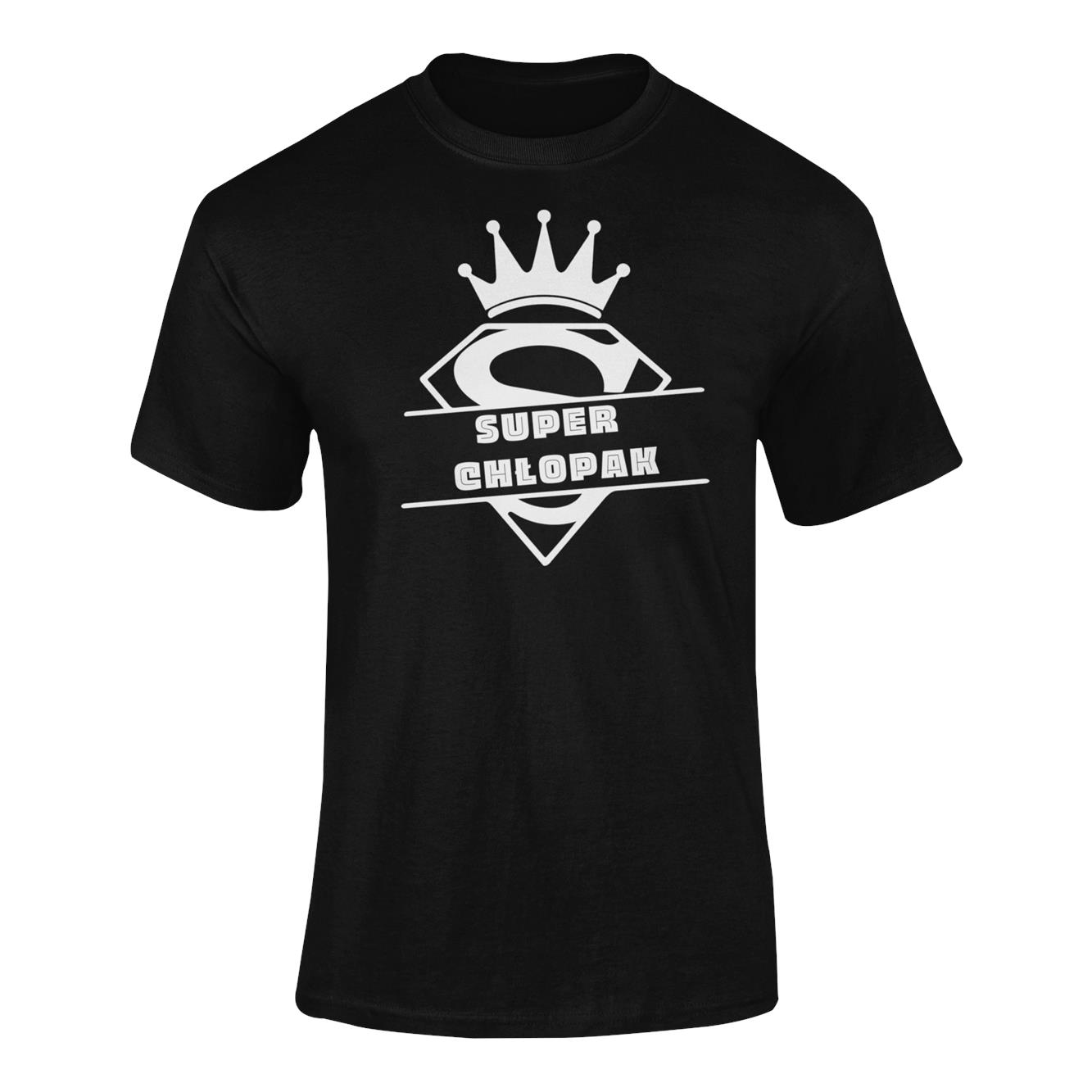 mockup-of-a-ghosted-t-shirt-against-a-customizable-background-41343-r-el2 (56) SUPER CHŁOPAK- koszulka z nadrukiem - obrazek 1