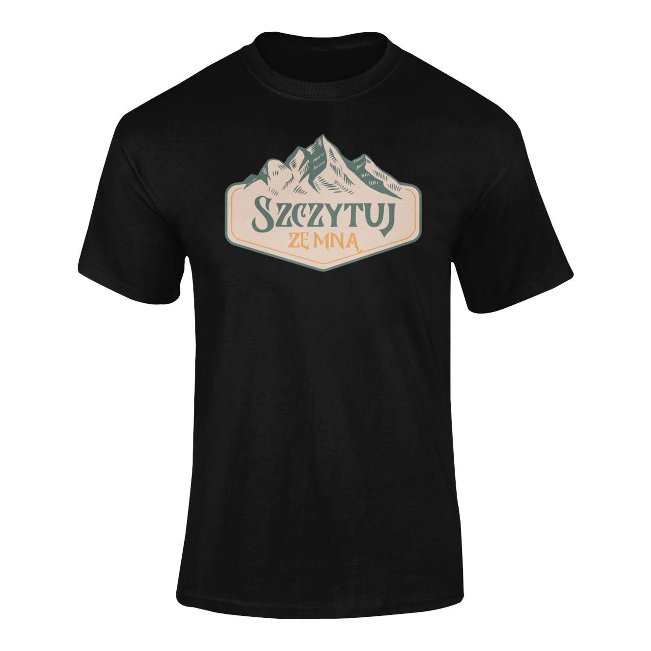 mockup-of-a-ghosted-t-shirt-against-a-customizable-background-41343-r-el2 (92) SZCZYTUJ ZE MNĄ- koszulka z nadrukiem - obrazek 1