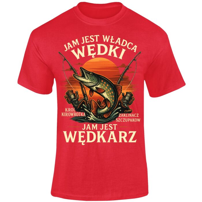 JAM JEST WĘDKARZ - koszulka z nadrukiem - obrazek 7