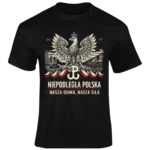 KOSZULKA PATRIOTYCZNA - NIEPODLEGŁA POLSKA Z ORŁEM BIAŁYM